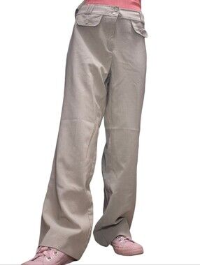 Vintage Studio mode Wide-Leg Suit Pants